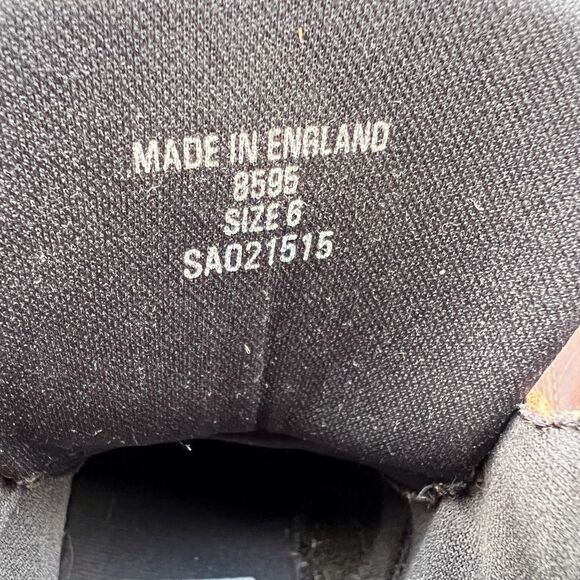 Dr Martens England Brown Leather 8595 Air Walk Platform Ankle Boots Sz WO 8 US - Picture 8 of 11